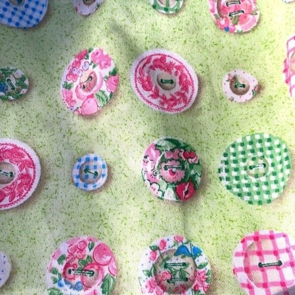 SHARON Young vintage floral button print shift dress size 8 - Picture 10 of 10